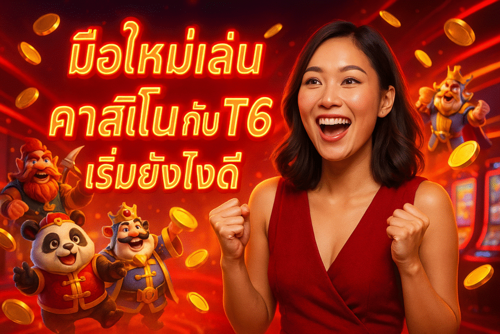 มือใหม่เล่นคาสิโนกับ T6 เริ่มยังไงดี