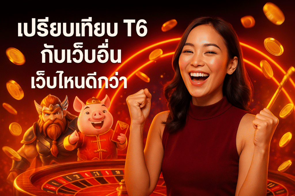 เปรียบเทียบ T6 กับเว็บอื่น เว็บไหนดีกว่า